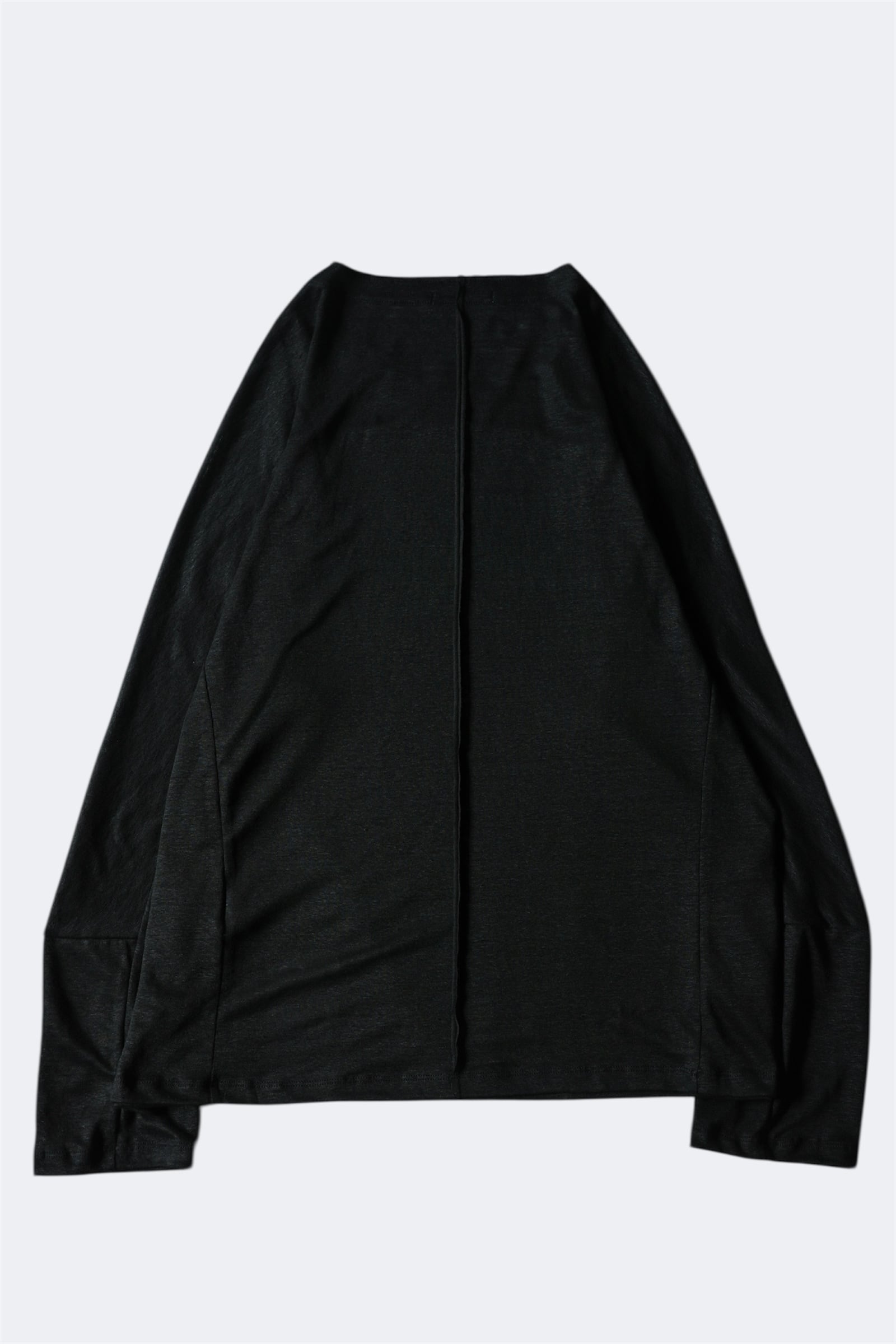 トップス BIBLIOTHERK LONG TOPS BIBLIOTHERK【LONG TOPS -BLACK-】 | lloomm