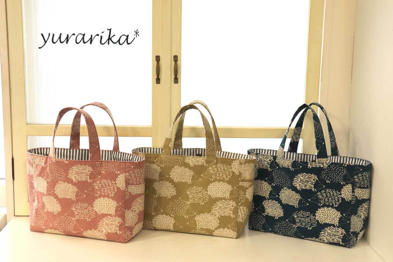 型紙】pa209/サイドポケットトート | yurarika