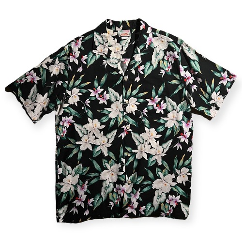 "EVERGREEN ISLAND" All Over Pattern Hawaiian Shirts / "エバーグリーンアイランド” 総柄 ハワイアンシャツ