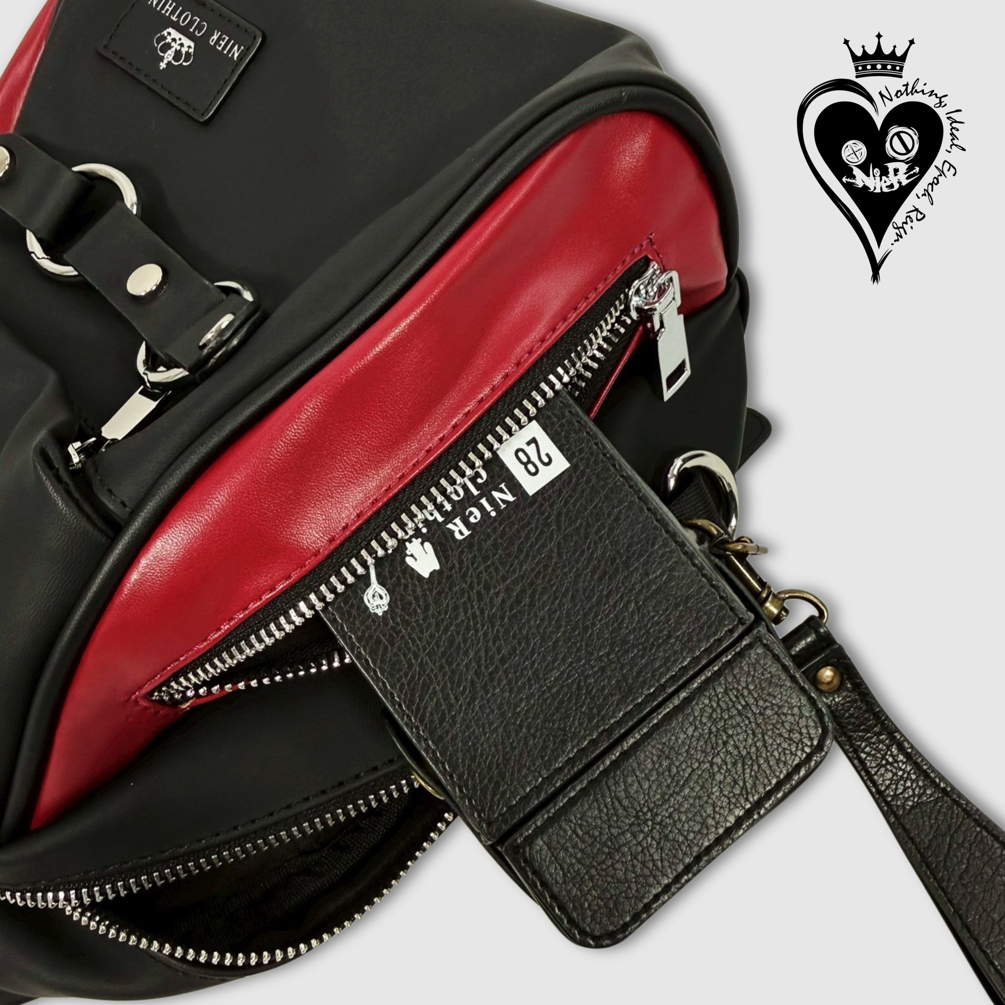 月末超ばら撒き新作ITEM》HIGH QUALITY RUCKSACK【BLACK×RED】 | NIER