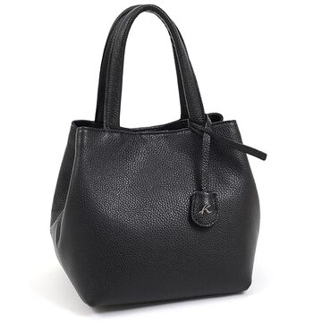トートバッグ ANA134/BLK | PAY ID 美品 ブラック レザー フリンジ 