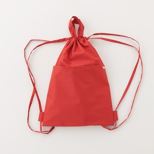 ナップサック "bi color" red