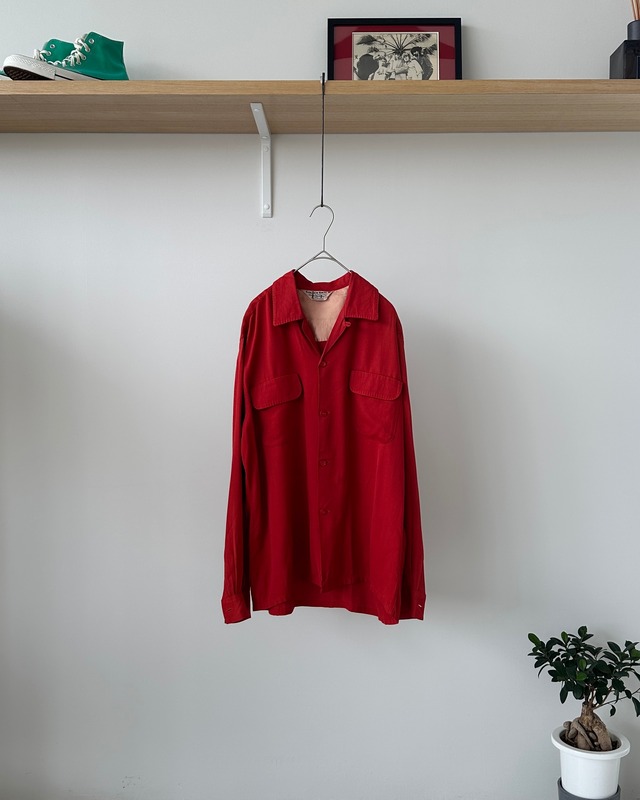 -GOLDEN GATE- Vintage 50s M Rayon Shirt made in CALIFORNIA