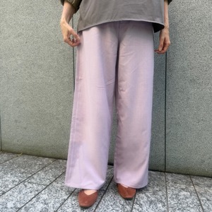 接触冷感 ワイドパンツ