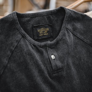 Retro Button Henley T-Shirt / レトロ ボタン ヘンリー Tシャツ