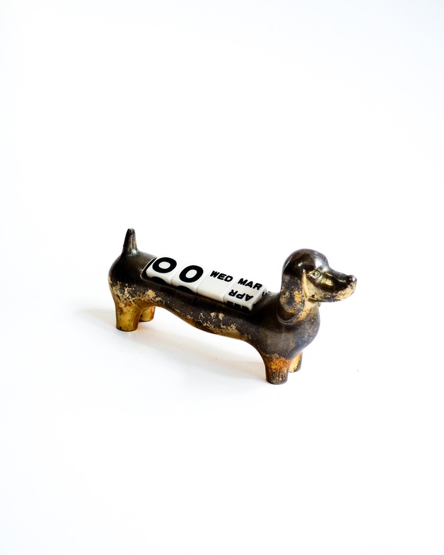Dachshund Block Perpetual Calendar