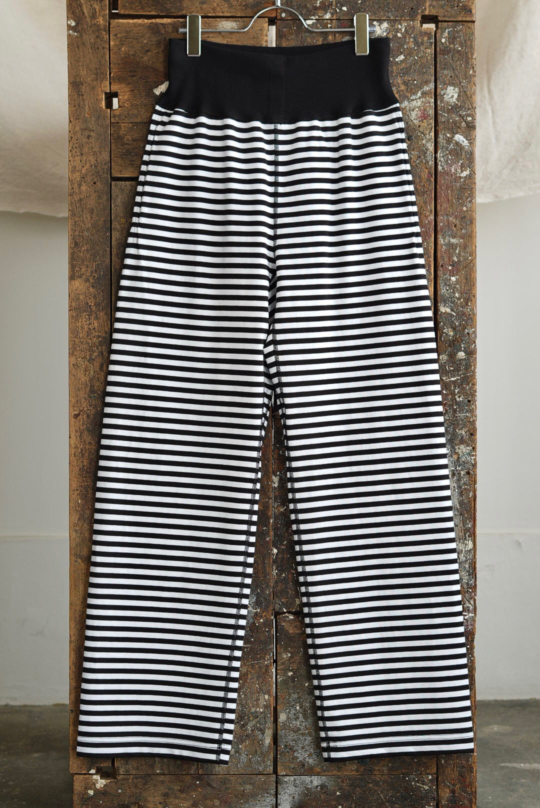 TUKI - 原田服飾研究所 - LONG PANTS (BW STRIPE)