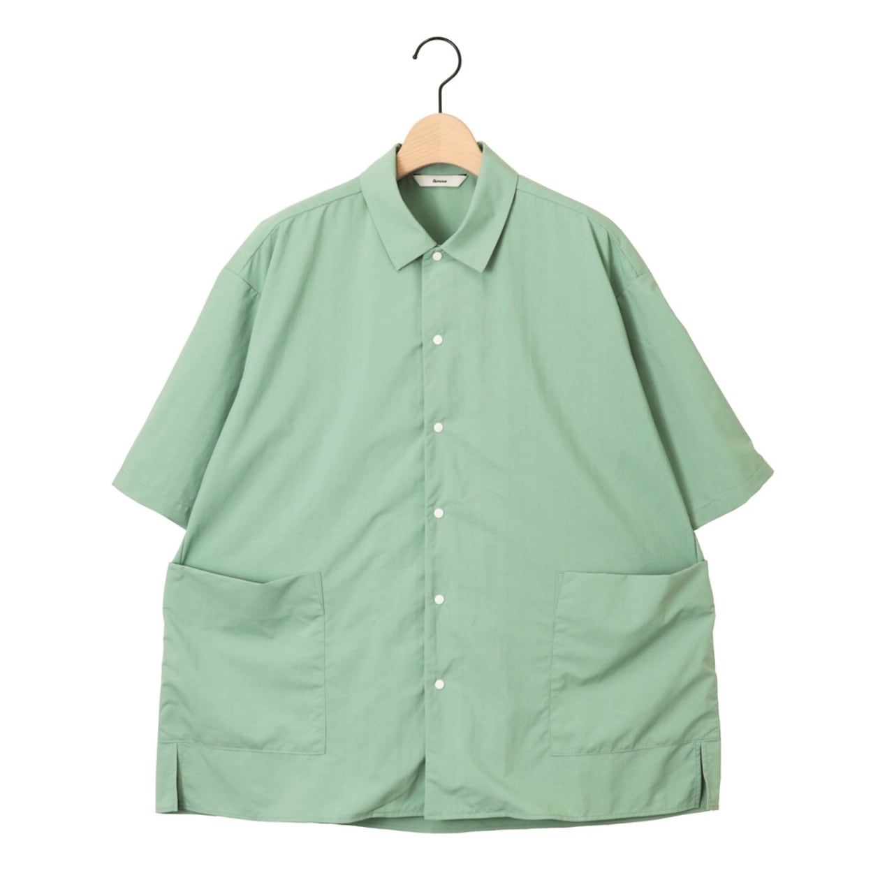 新品未使用　タグ付き　amne/park shirt ナイロン　サイズ2 amne / NYLON park shirts - ナイロン パークシャツ - 3colors - amn