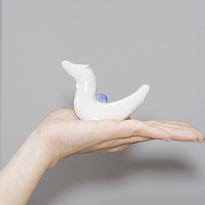 砥部焼 かわいい 「干支 辰」 置物 龍 竜 たつ りゅう 縁起物 陶器
