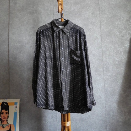 90~00s Claiborne LUXE rayon81％×acetate19％shirts