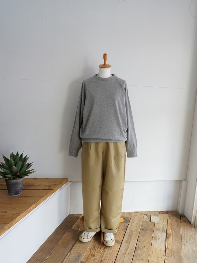 prit　強撚裏毛 ラグランプルオーバー