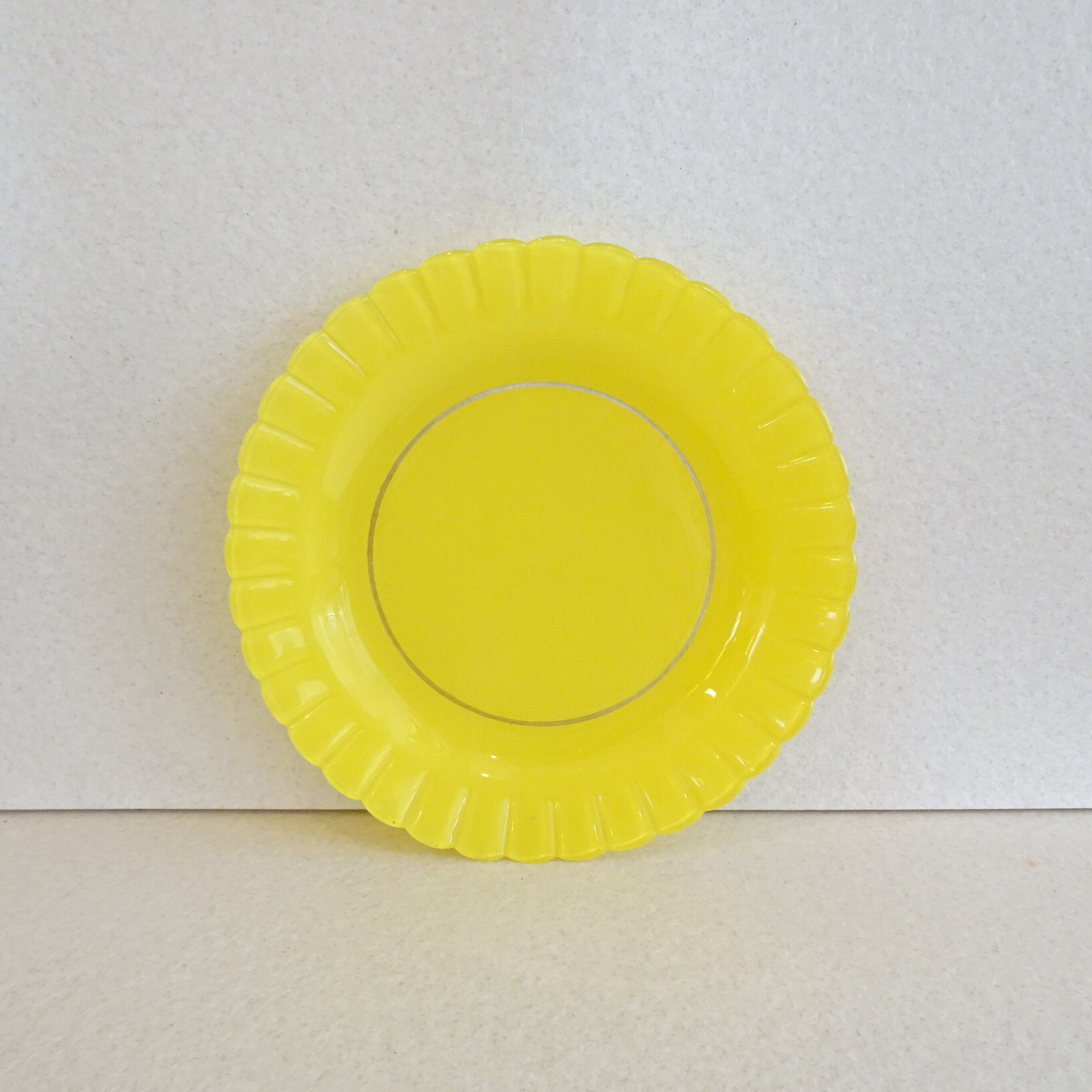 DURALEX イエローガラスプレート