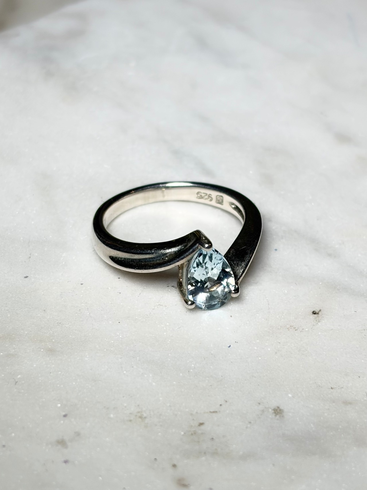 vintage silver paste ring