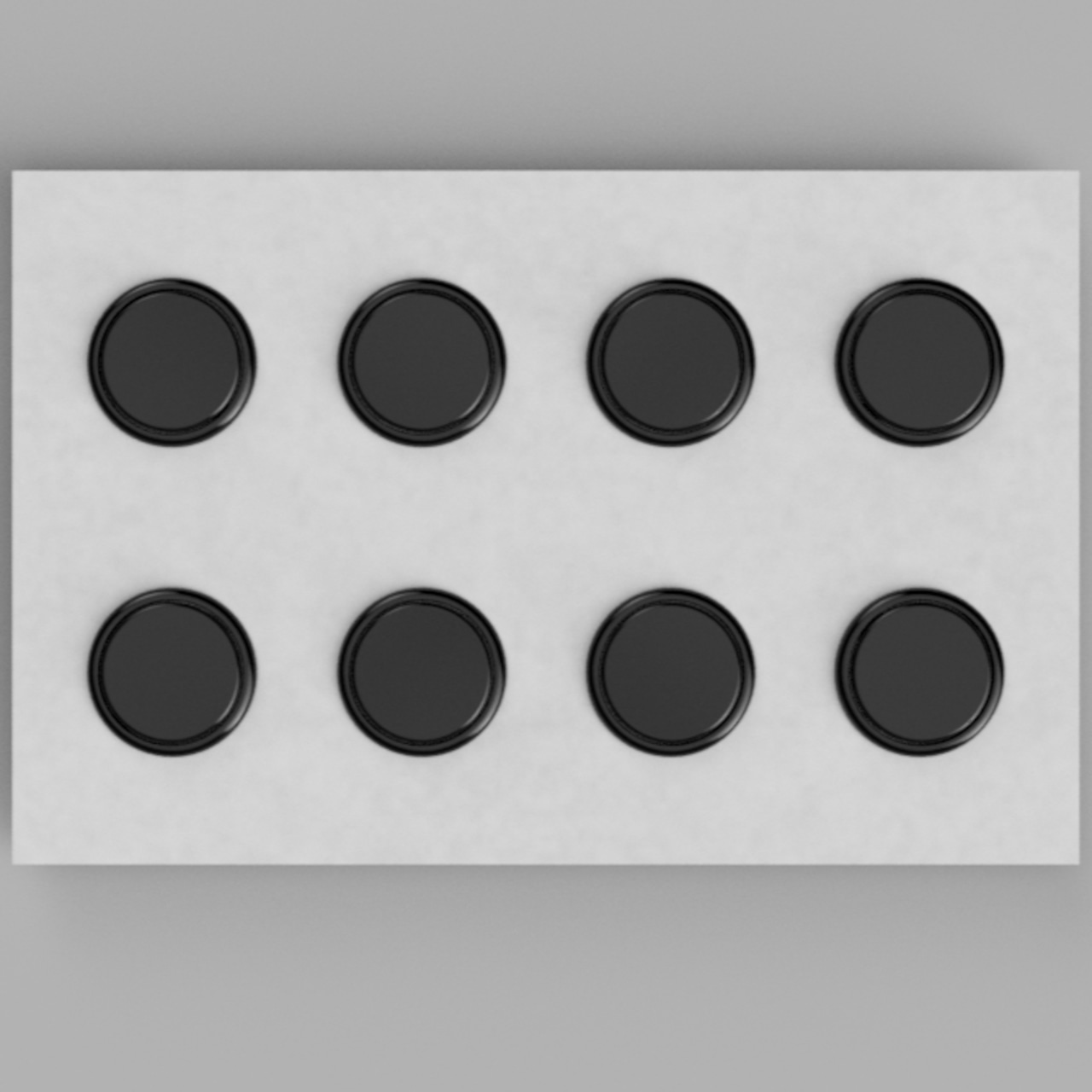 ONE Frame 30Φボタン アケコン用ボタン】OneFRAME B set(30mm x8)ブラック | OneFRAME