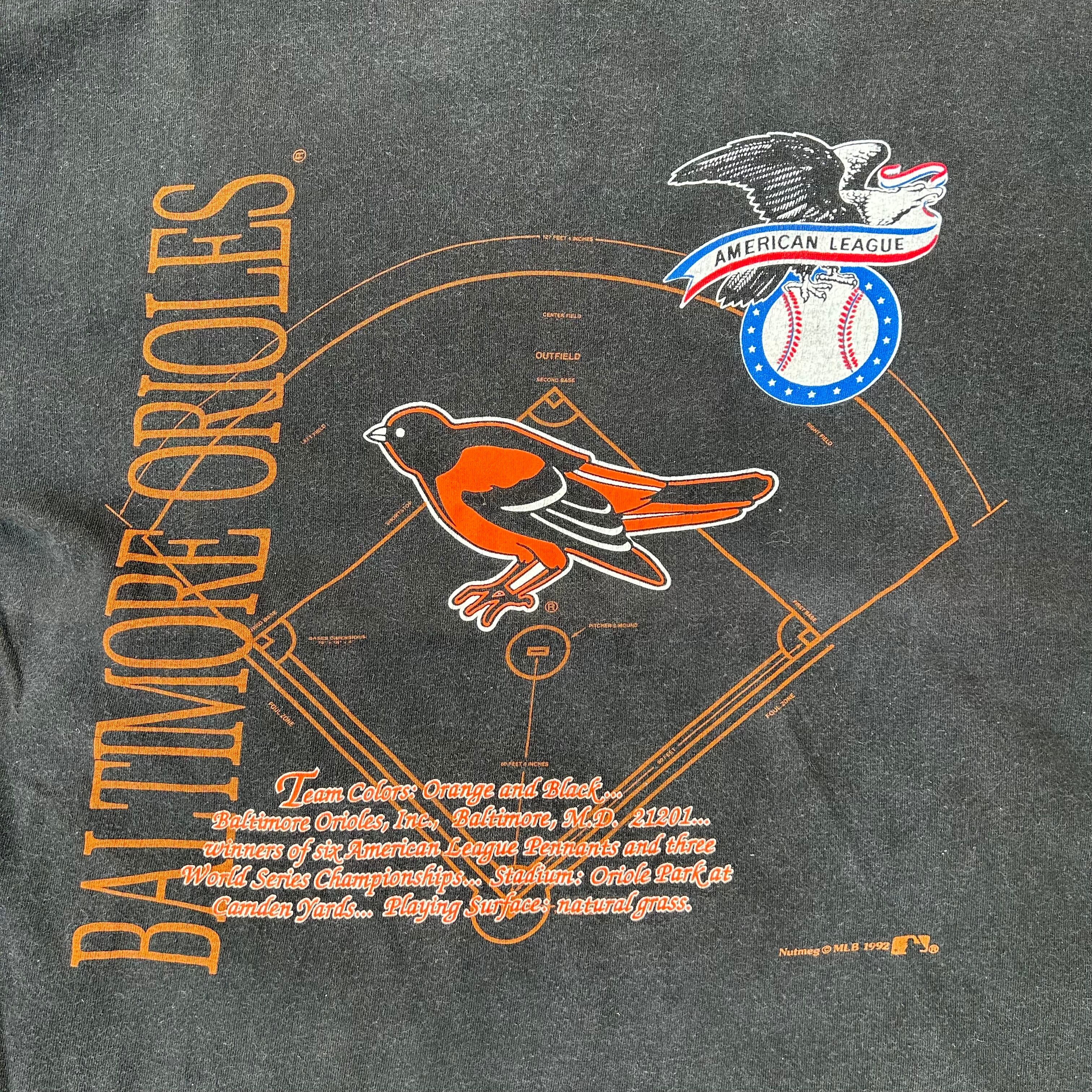90s MLB Baltimore Orioles T-shirt | steez 【スポーツ古着専門店】 90s MLB Baltimore Orioles T-shirt | steez 【スポーツ古着専門店】