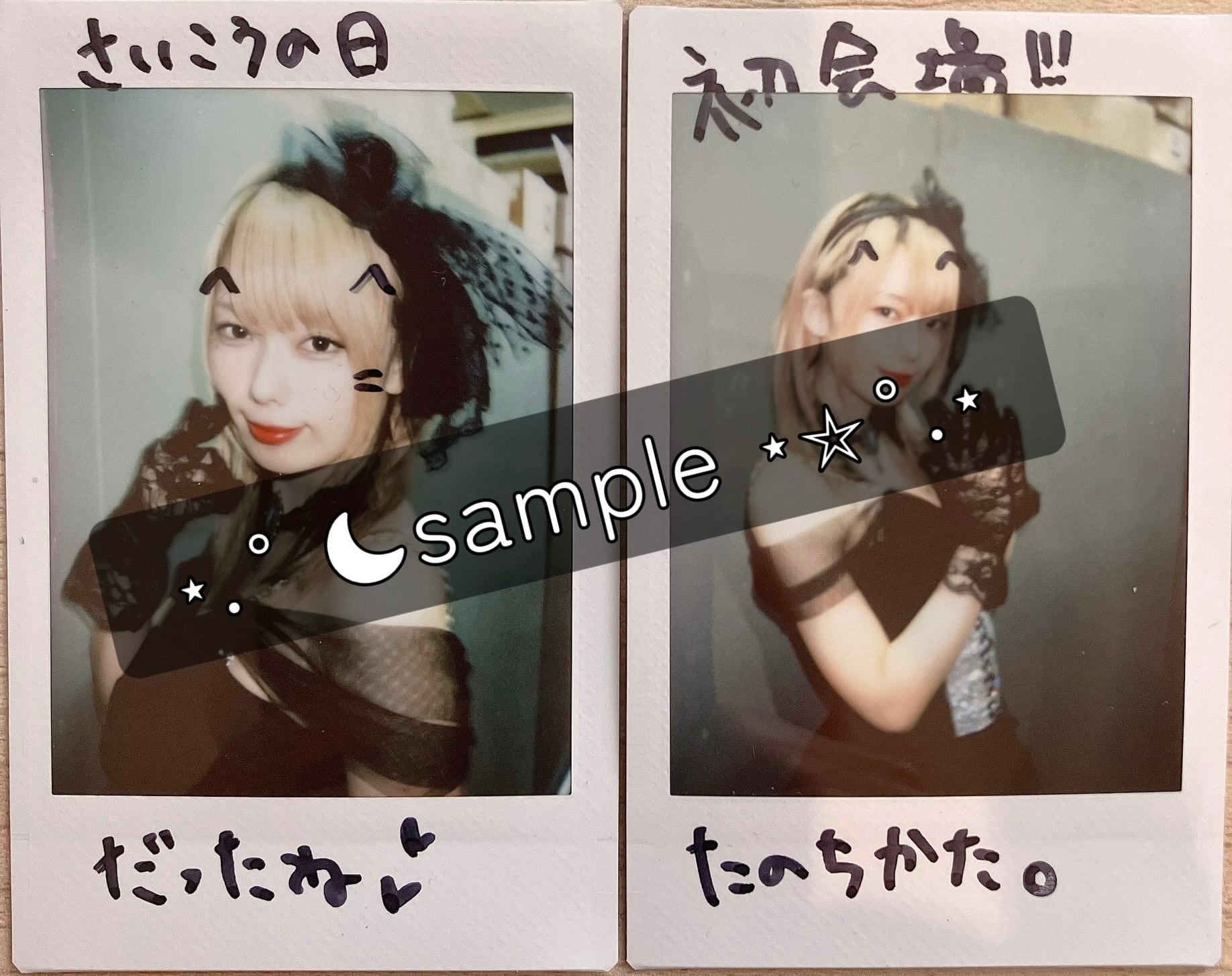 直筆サイン&コメント lucky2 ライブ衣装 ライブ会場限定 チェキ 6/27 (サイン付き)ライブチェキ×1枚 | 彼女のサーブ＆レシーブ