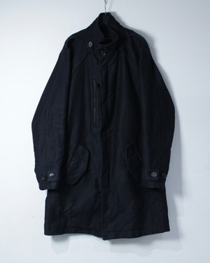 【Caka BLACK】“MANUFACTUM” Military Detail Stand Collar Coat