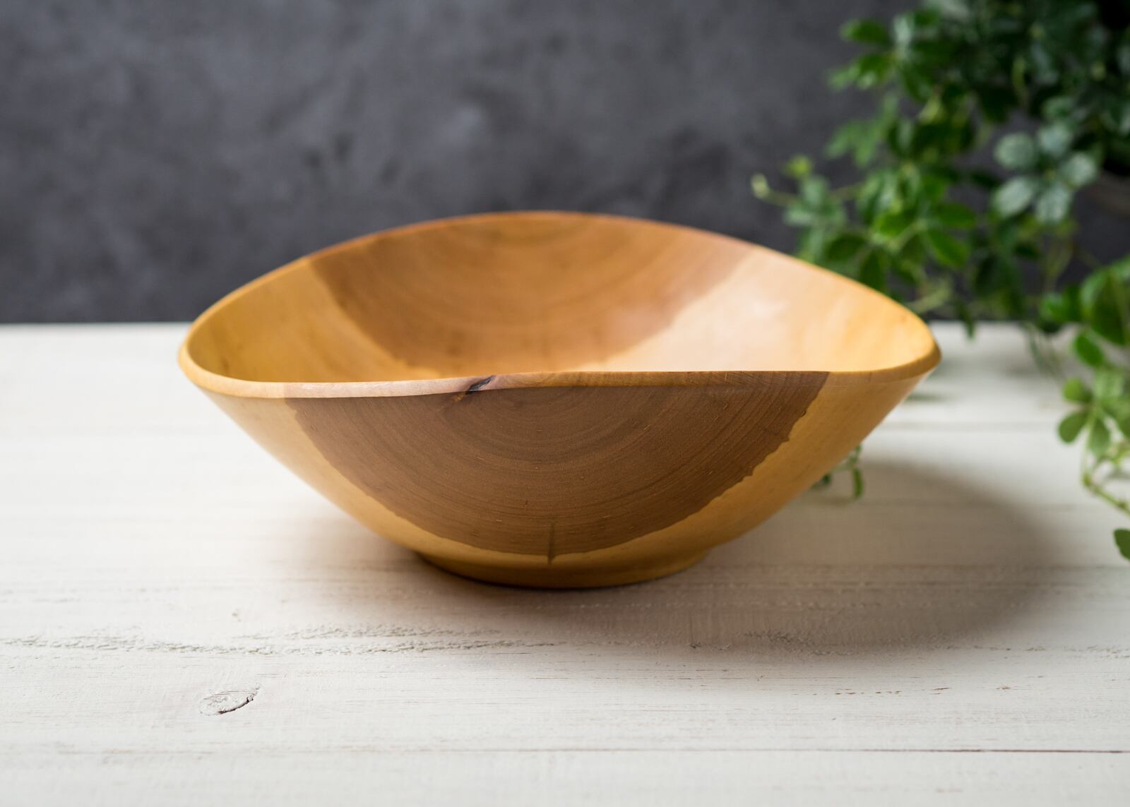 木のボウル Amazon.co.jp: UPTALY 特大木製サラダボウル (22cm x 7.5cm)、木片全体