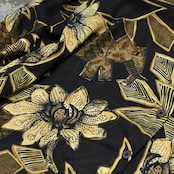 ethnic pattern sheer shirt