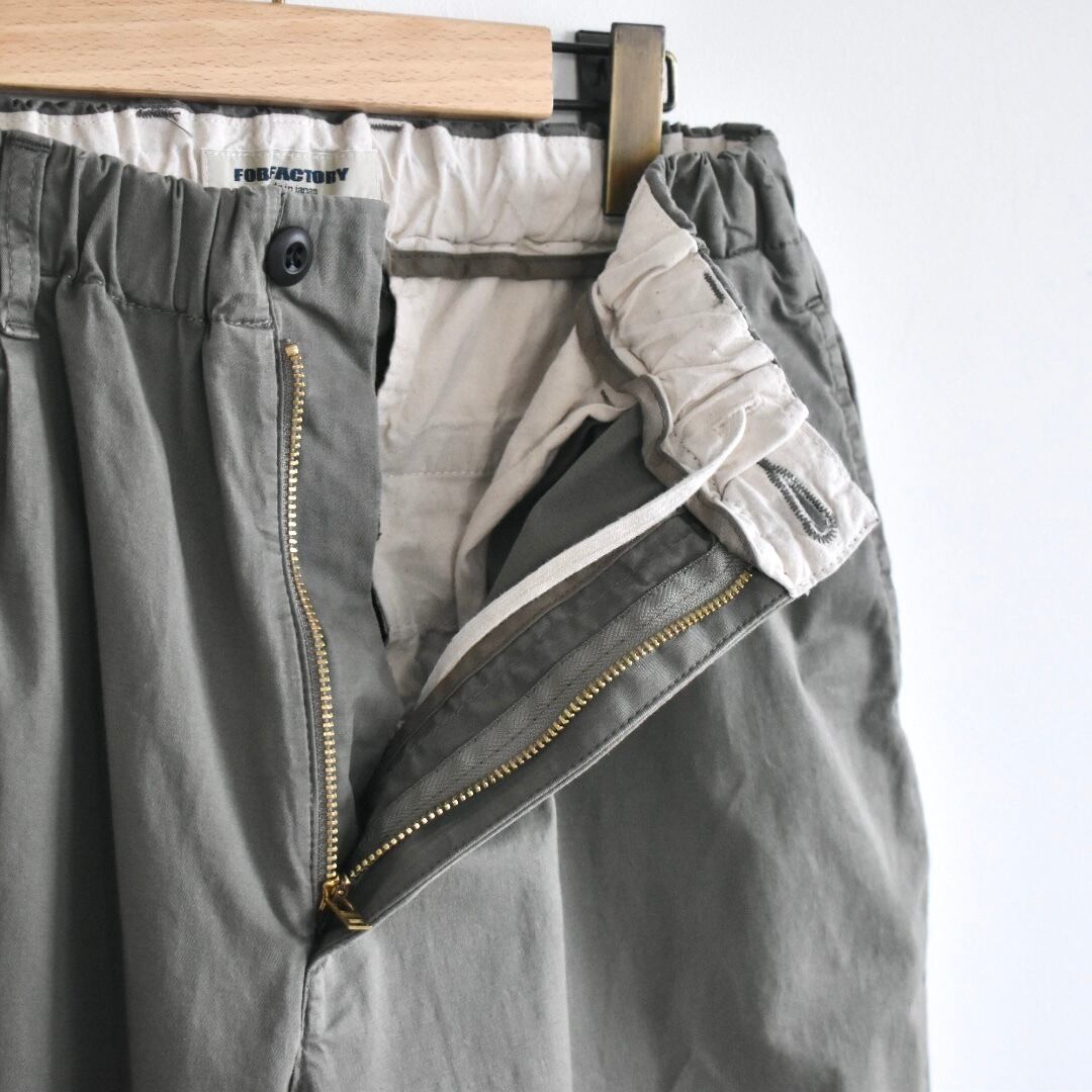 パンツ ST FOB FACTORY | ST TWILL EASY PANTS ストレッチツイル イージーパンツ