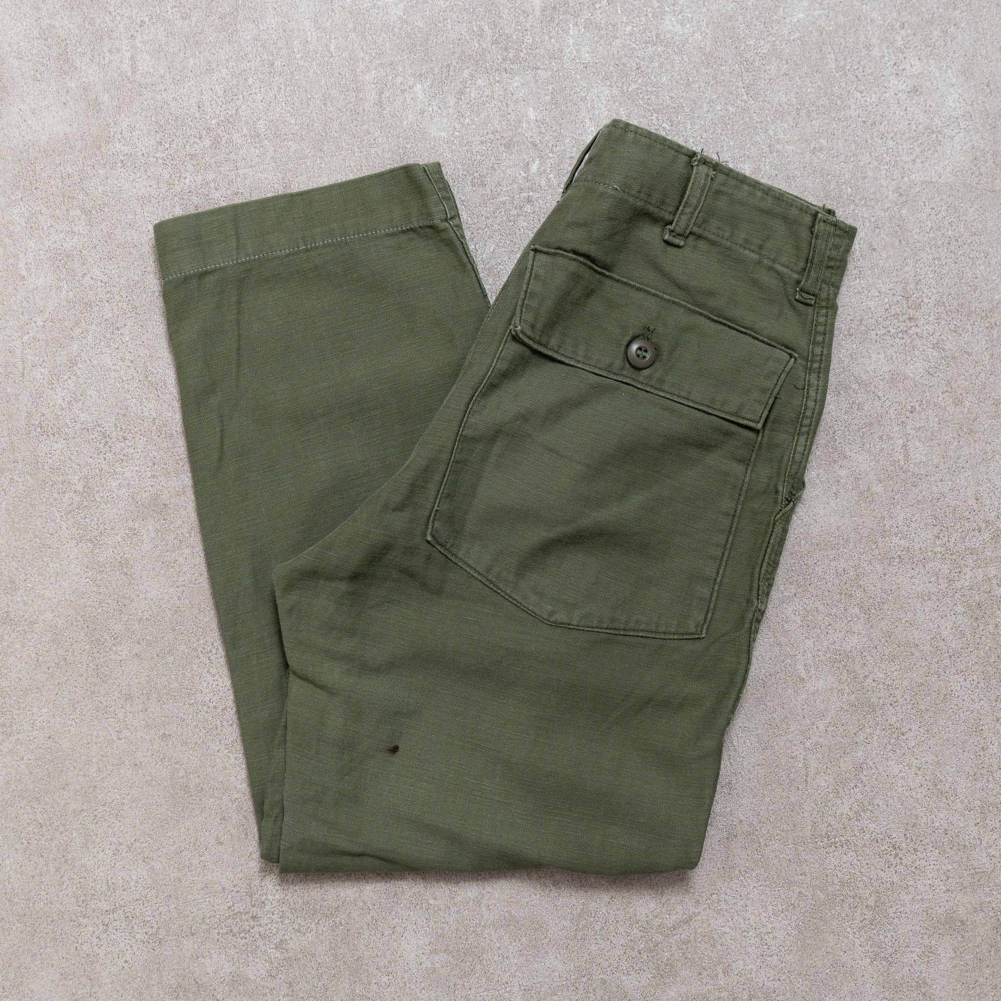 32×31】U.S.Army Utility Trousers OG-107 実物 米軍 ベイカーパンツ