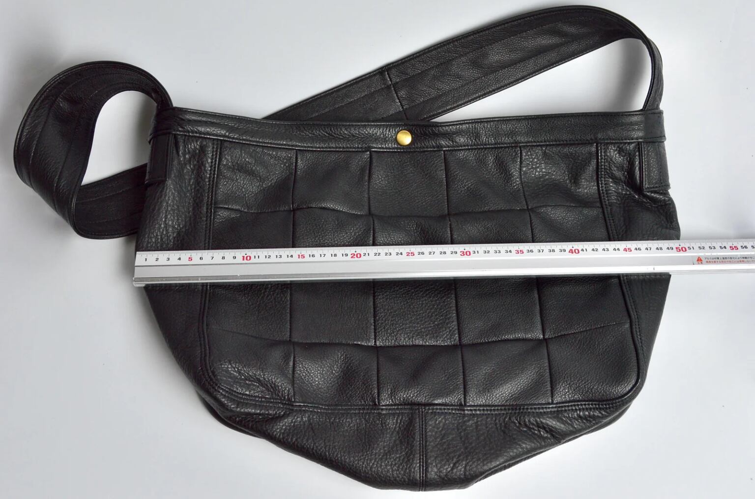 GrooverLeather グルーバーレザー ニュースペーパーバッグ：信州鹿革