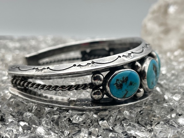シルバーバングル（トルコ石）