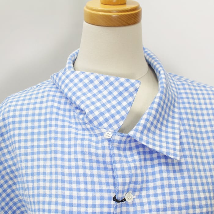awasa アワサ awasa open collar s/s check shirt aws5-sh003 2026春夏