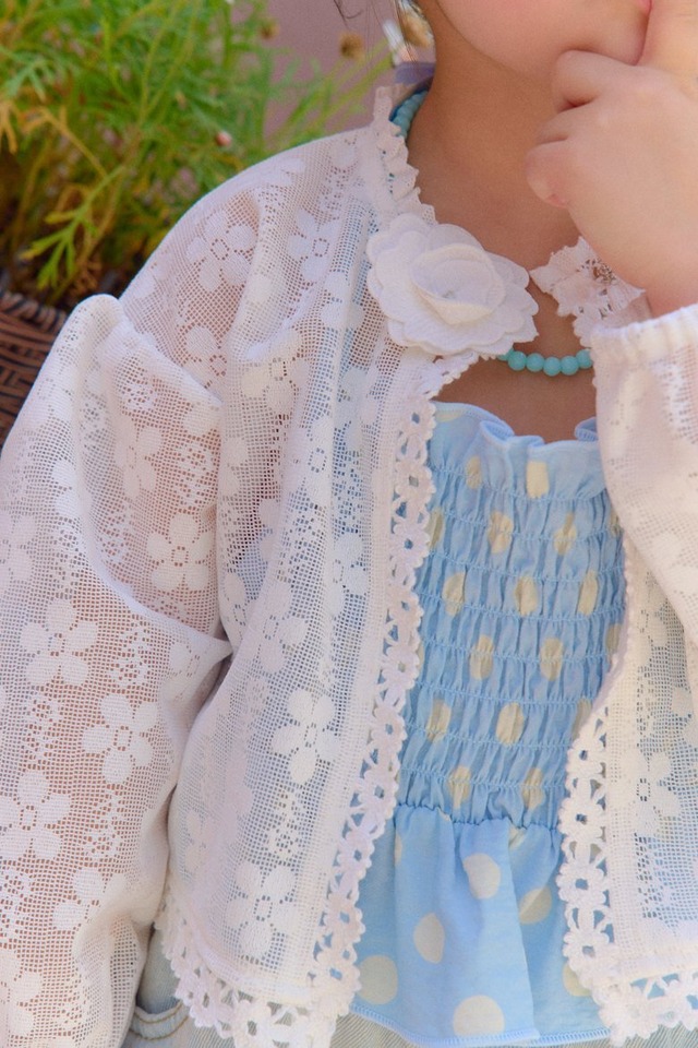 【5/9〆予約】<chouchoushasha>  Lace cardigan