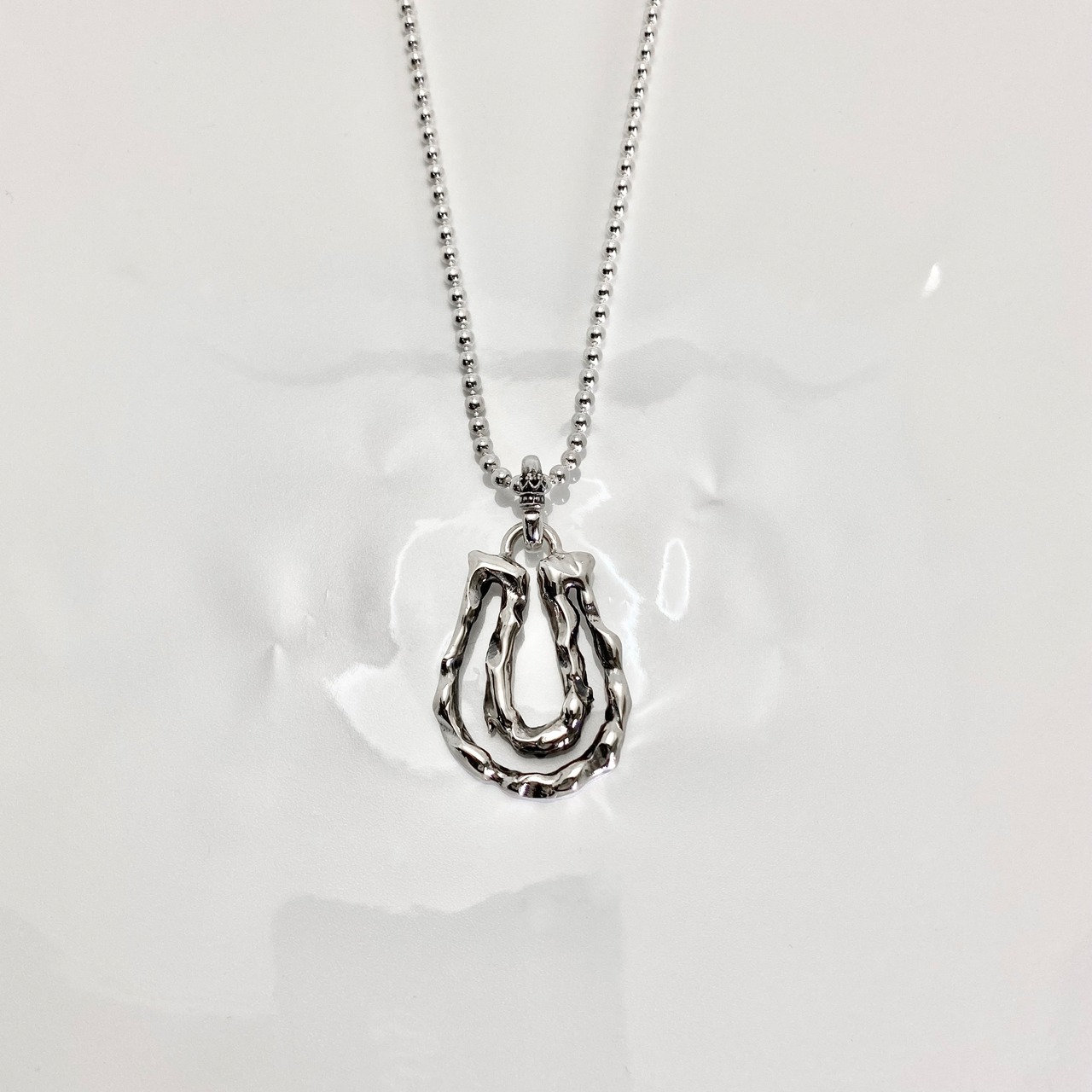 OPEN HORSESHOE PENDANT LARGE / オープンホースシューペンダント・ラージ