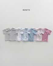 【取寄/韓国直送】Bonito(Baby) 26/SM 1+1リブTシャツセット|夏服|韓国子供服