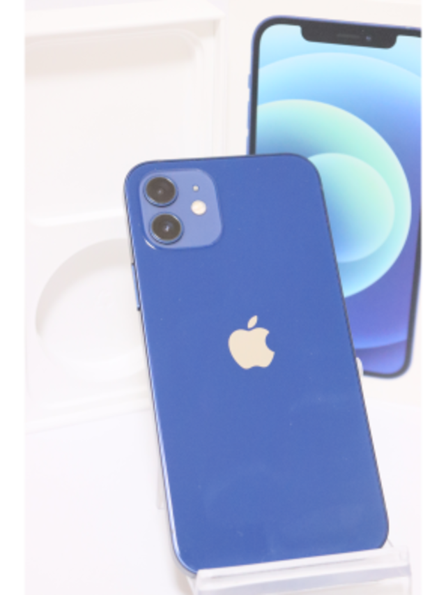 「美品」iPhone12 256gb ブルー