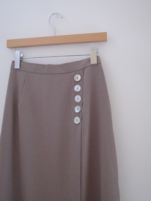 80s Hand made long skirt