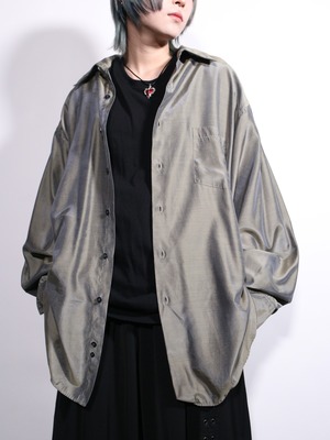 beautiful coloring oversize drapery shirt