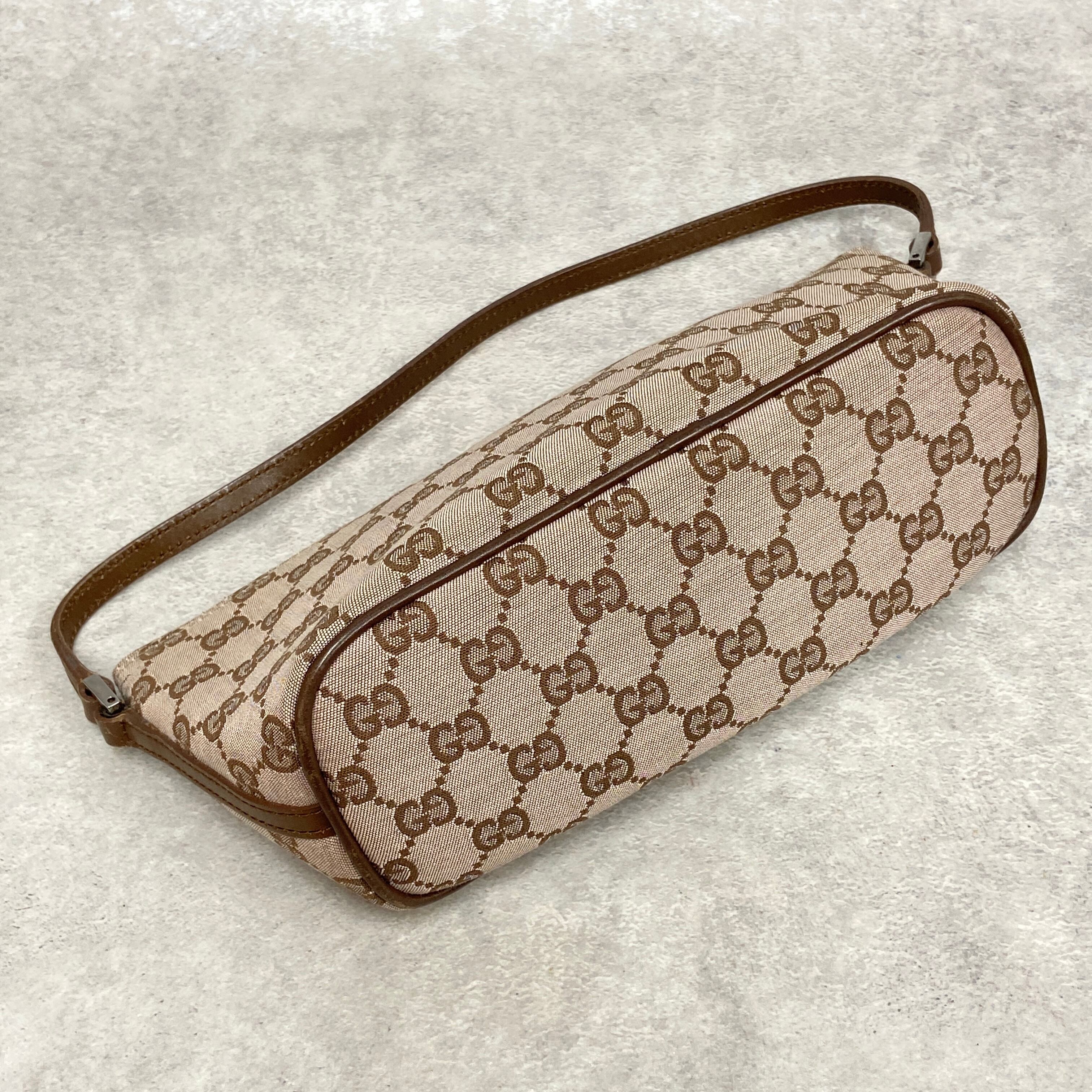 GUCCI グッチ GG柄 039・1103 ポーチ ブラウン 6767-202204 | rean