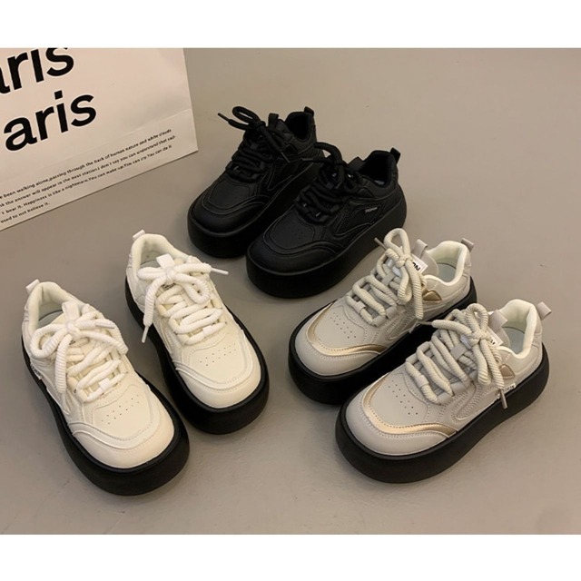 ミニマルラインプラットフォームスニーカー 3col   R01554