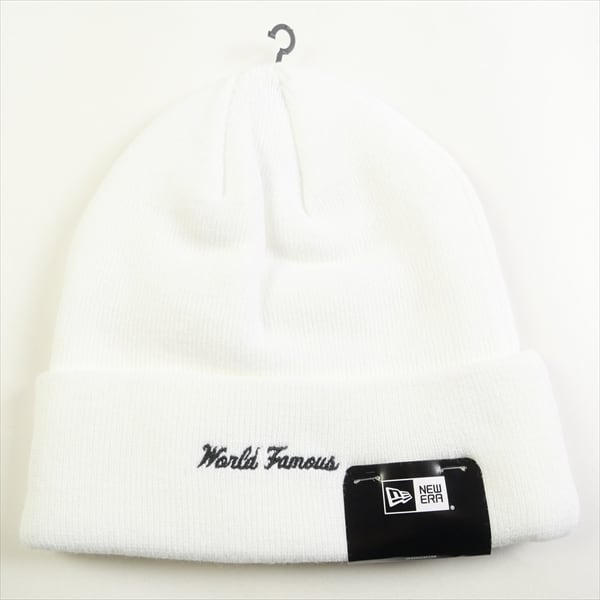 白 Supreme New Era Box Logo Beanie White