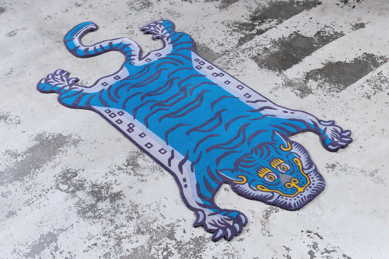Tibetan Tiger Rug 《Lサイズ•ウール・オリジナル3・ミスティック
