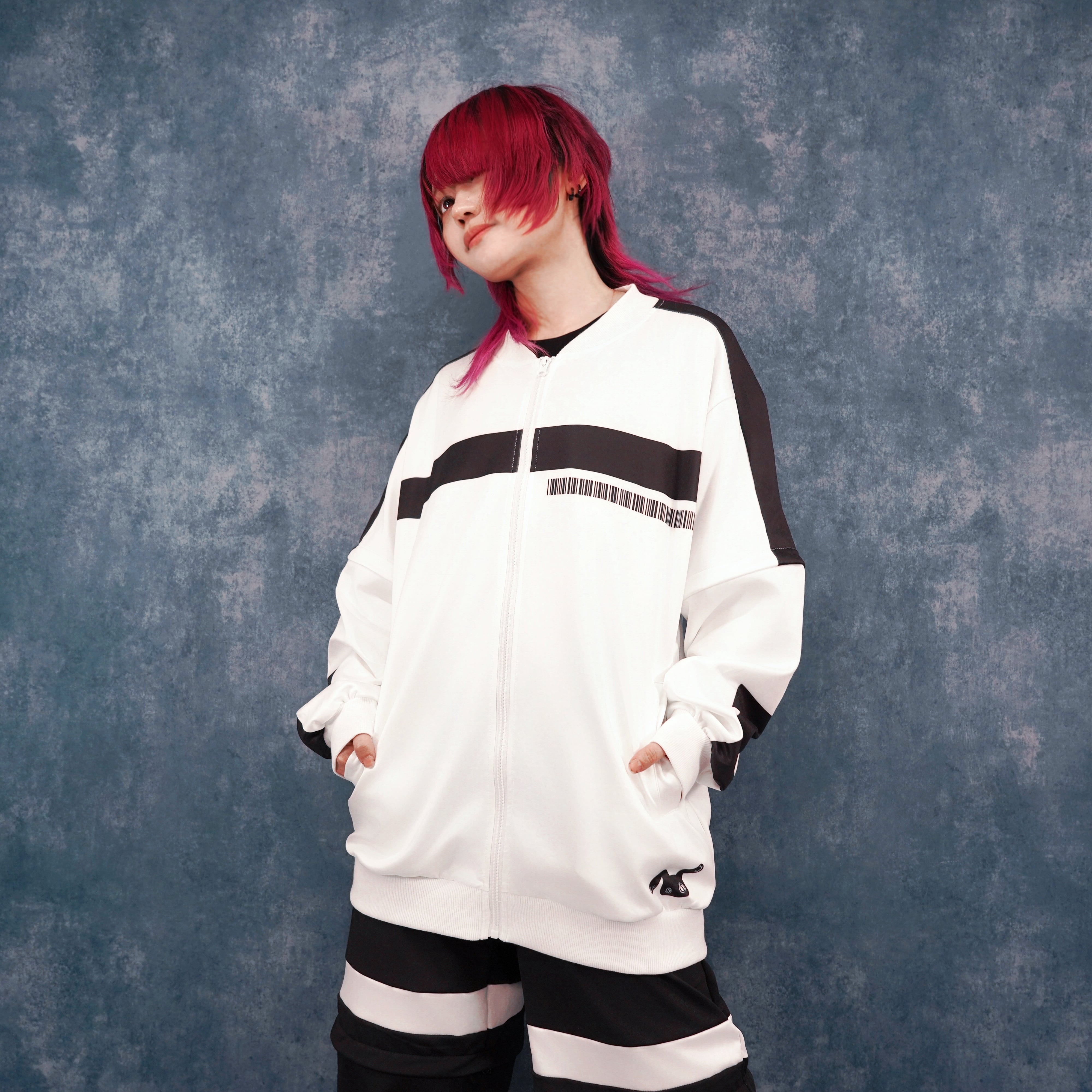 3WAY ZIP SLEEVE WHITE OUTER【CODE】 | NIER CLOTHING