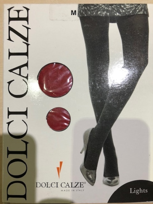 DolciCalze(ドルチカルゼ）イタリア製　05-2857 ラメ入りタイツ　RED