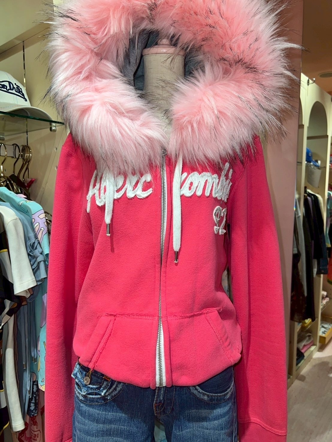 MORGANラビットファージャケット38】古着ヴィンテージy2k ヴィンテージ