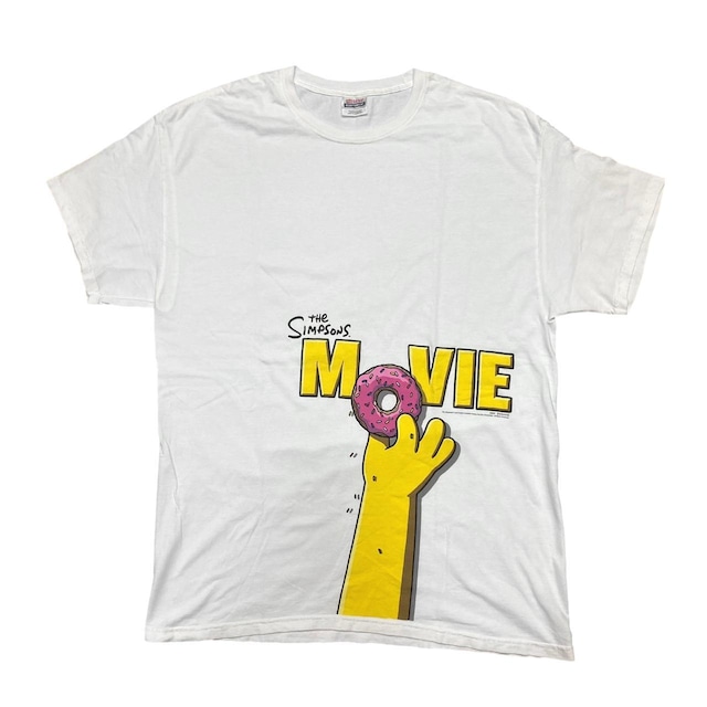 B THE SIMPSONS MOVIE TEE DONUT WHITE XL 07326