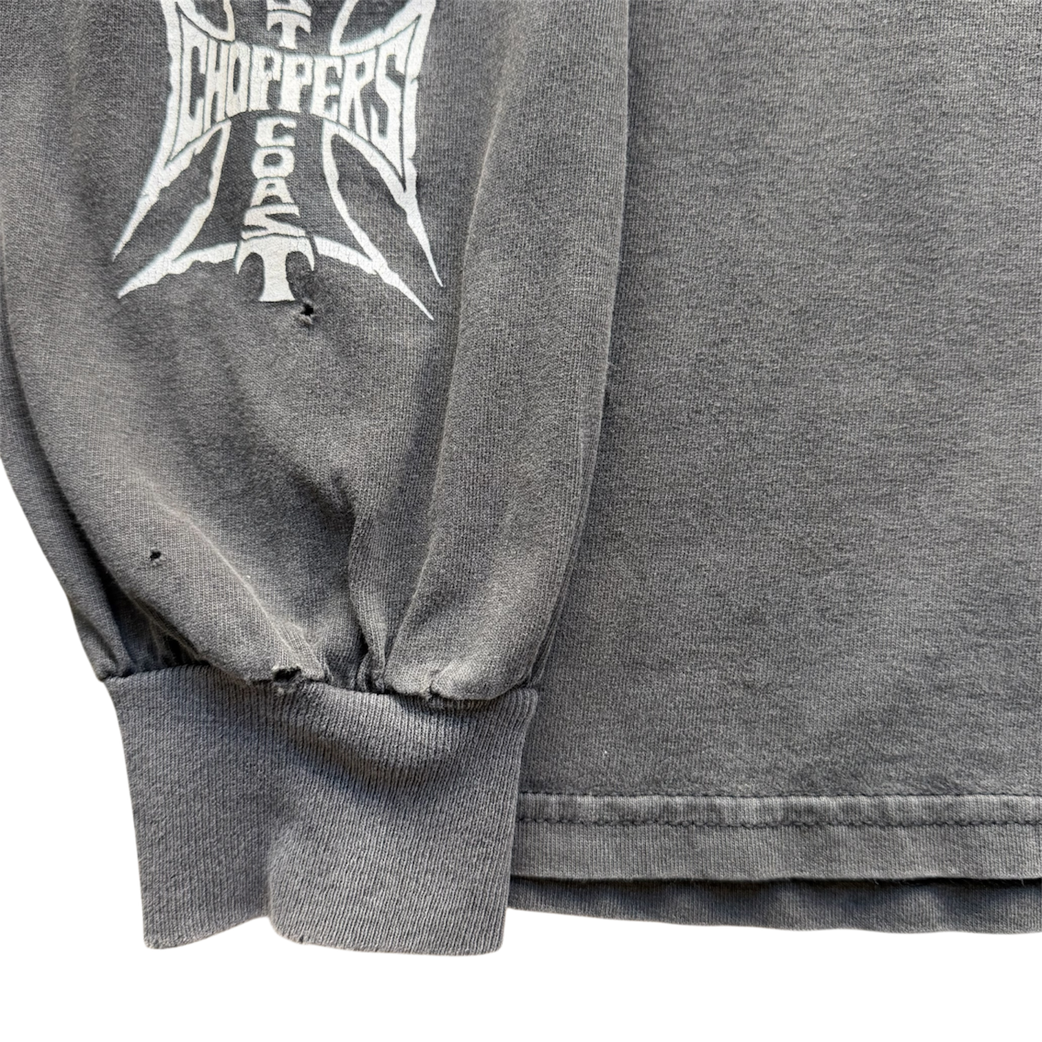 West Coast Choppers Skull Flame Longsleeve Tee