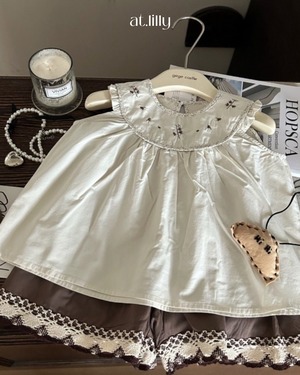 ［at.lilly] ◾ botanical flower blouse ♡ˊ˗