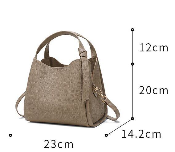 上品 エレガント 本革 牛革  レザー ハンドバッグ ショルダー 2way 13 e15325d0391d62aede397f34098fef