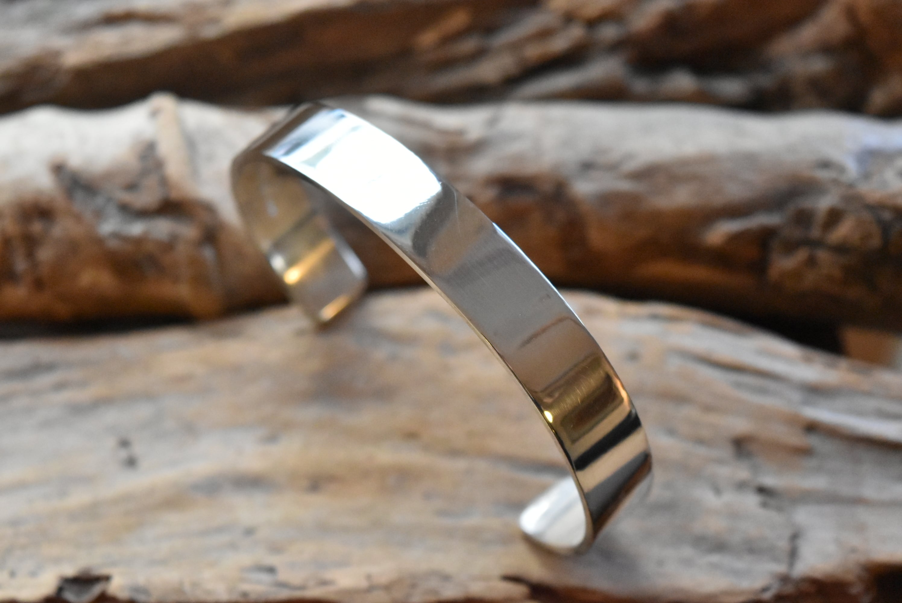 FARWEST ファーウェスト　日本製　K18 平打バングル　シルバー925 FAR WEST silversmith ファーウェスト遠西毅 (トオニシタケシ) | 初期