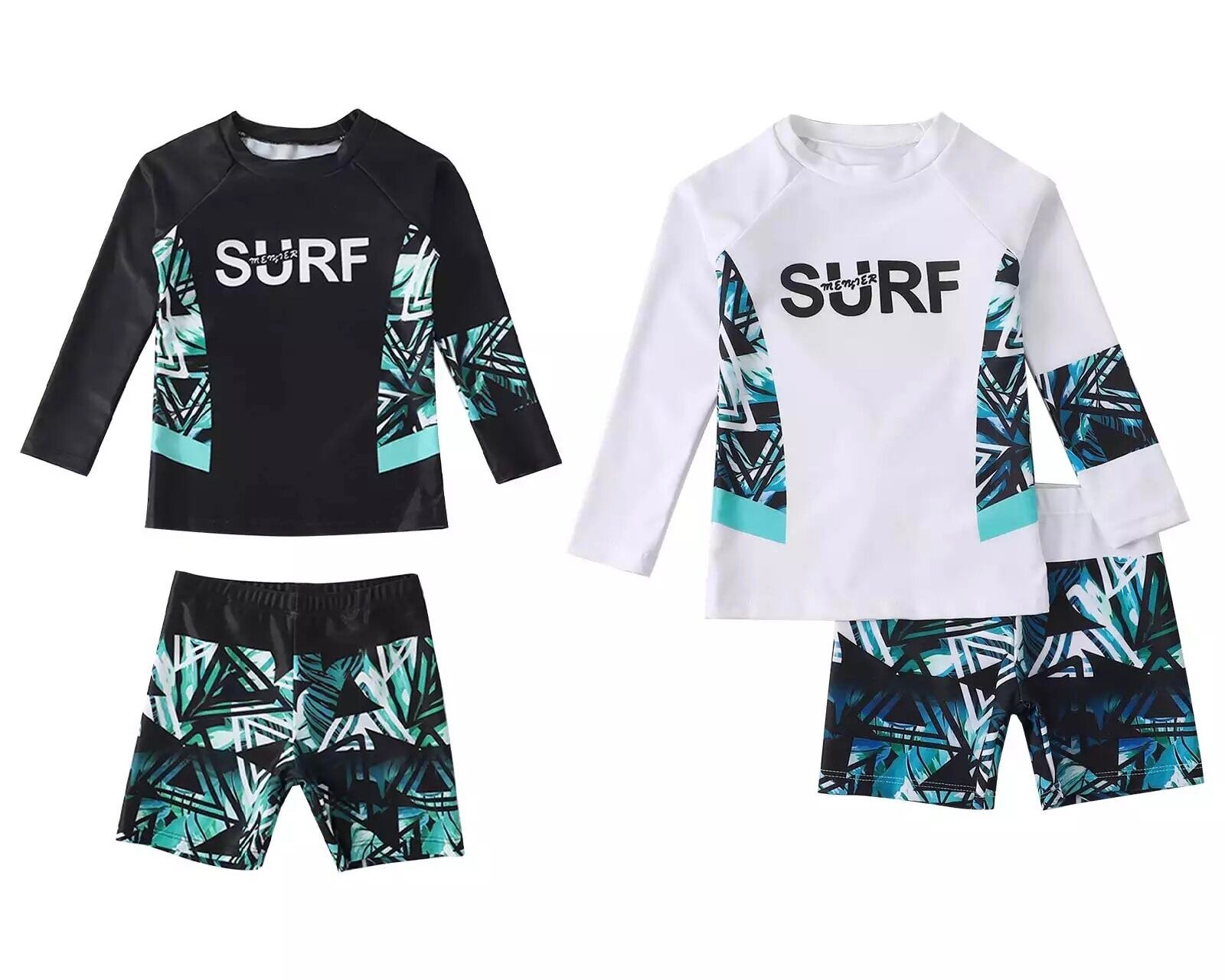 2点セット / 水着セットアップ / ラッシュガード / 女の子 / 男の子 / 〜120サイズ( A・B )