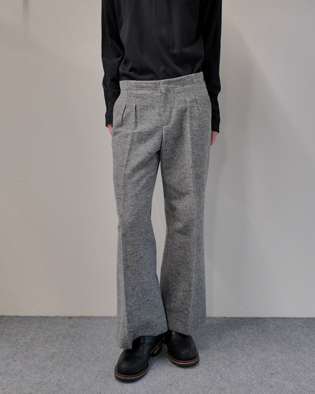 【Maison Margiela】cropped nep grey pants