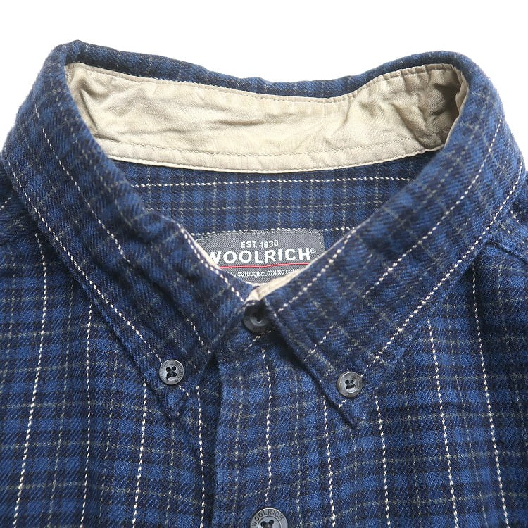 古着 ウールリッチ WOOLRICH ネルシャツ 長袖シャツ チェック 表記：L