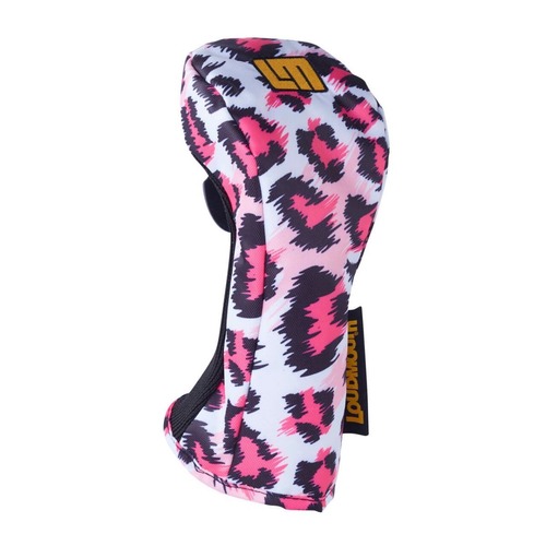 【LOUDMOUTH】ヘッドカバー FW用 ピンクレオパード